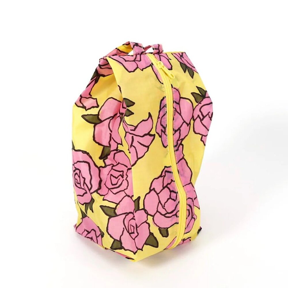 NWOT Baggu 3D Zip Pouch Medium - Rose (Garden Flowers) - Picture 6 of 9